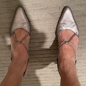 Anne Klein Collection silver heels
